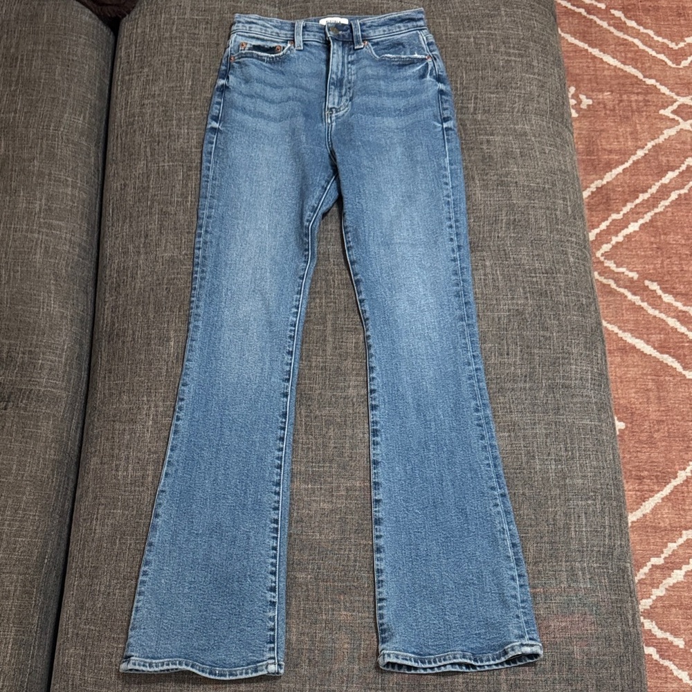 Pistola Dana High Rise Classic Flare Jeans Hyde Wash 24 - Picture 2 of 6